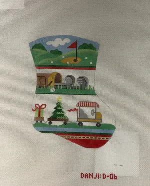 * Danji Designs / Designs by Dee D06 Golf Mini Stocking