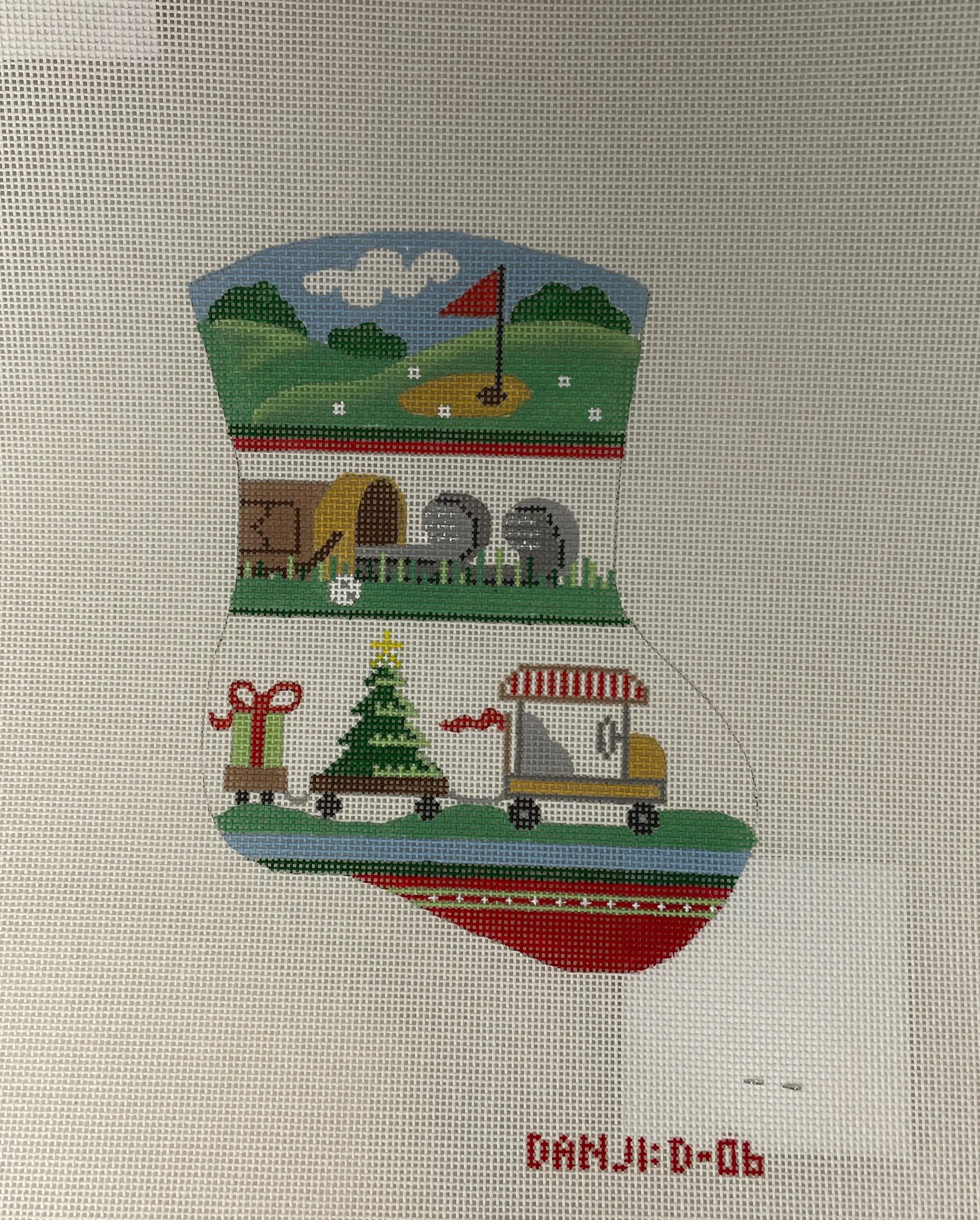* Danji Designs / Designs by Dee D06 Golf Mini Stocking
