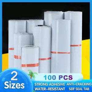 100PCS Poly Mailer Plastic Mailing Satchel Courier Self Sealing Bag Mailers
