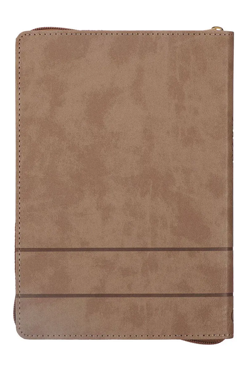 2025 All Things Are Possible Tuscan Tan LuxLeather Zippered Executive Planner