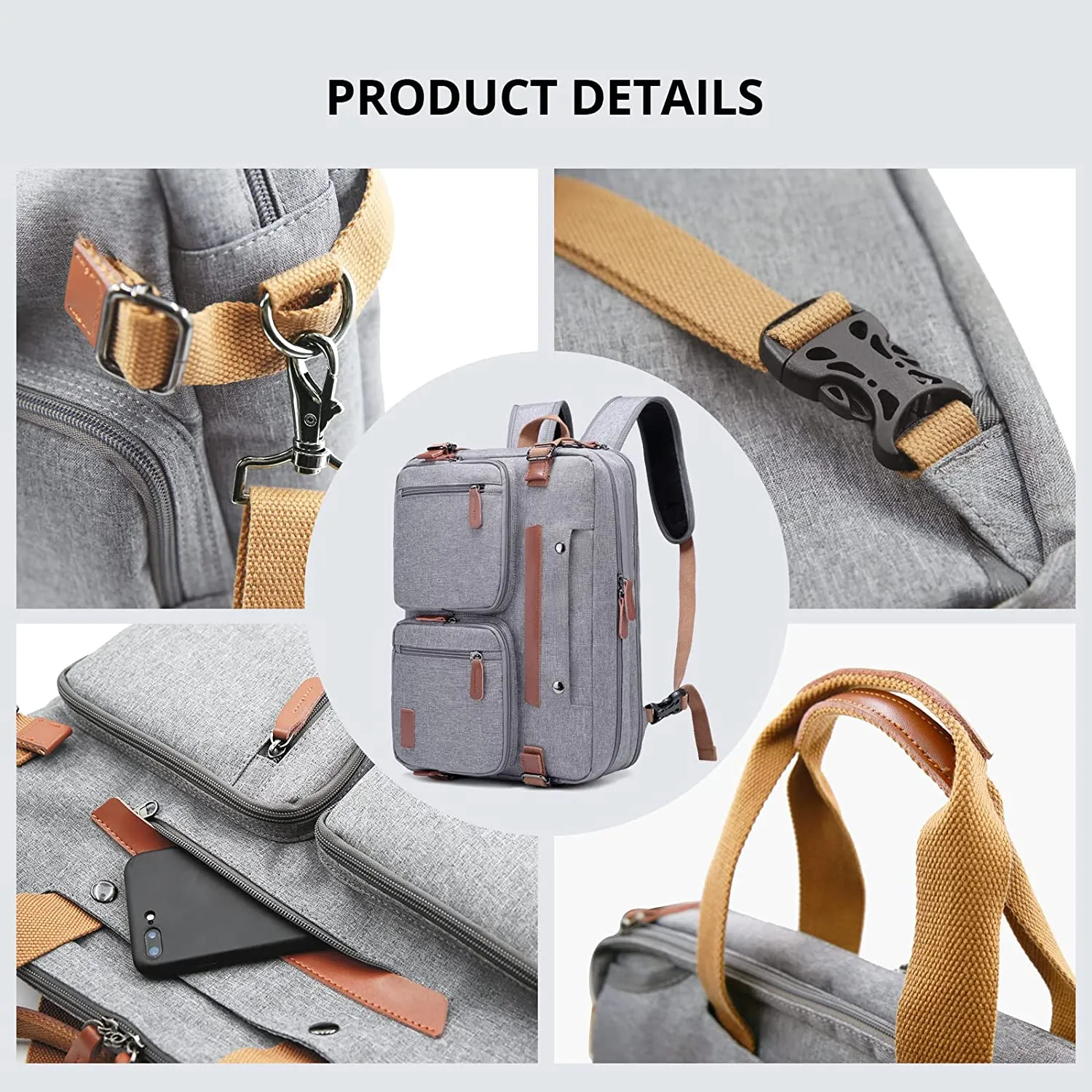 3-IN-1 LAPTOP BACKPACK