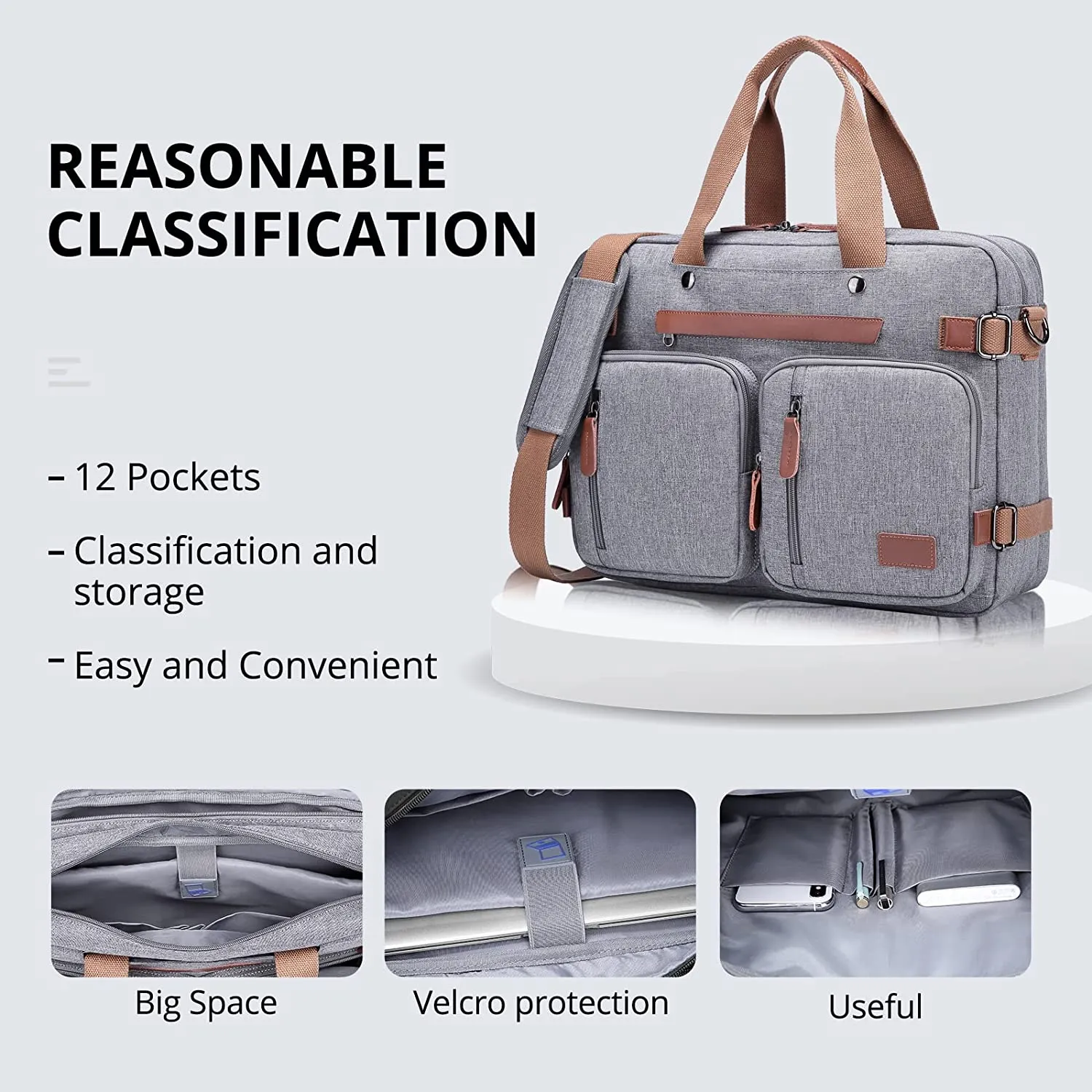 3-IN-1 LAPTOP BACKPACK