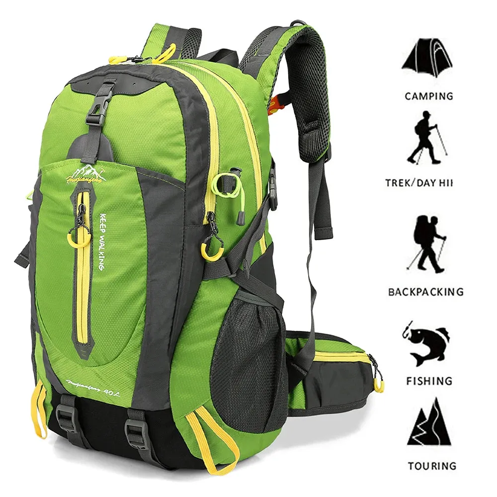 40L Water Resistant Travel Backpack - MORE COLOURS