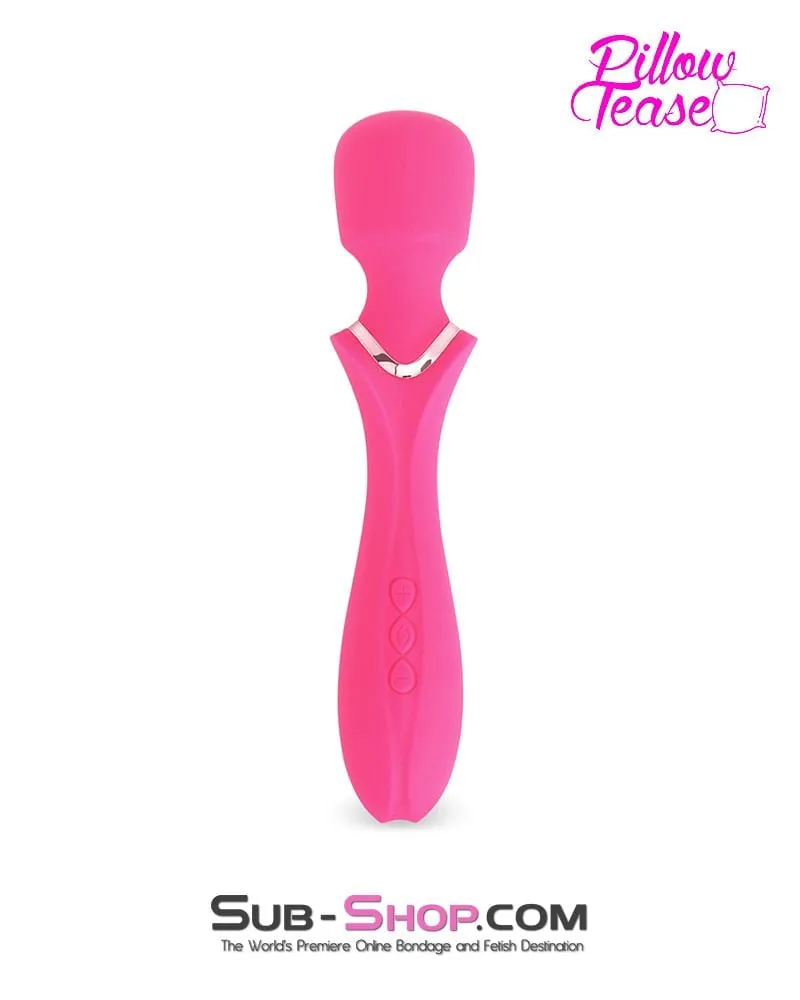 6166M      Wand-er Woman 10 Function Rechargeable Silicone Waterproof Wand Massager - LAST CHANCE - Final Closeout!