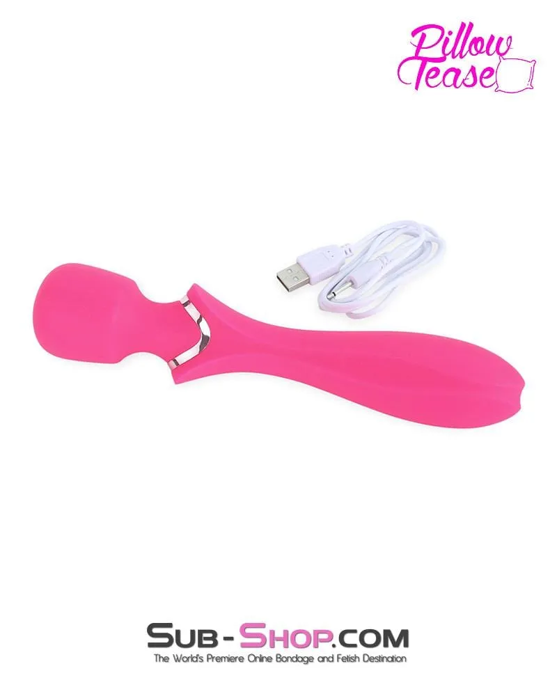 6166M      Wand-er Woman 10 Function Rechargeable Silicone Waterproof Wand Massager - LAST CHANCE - Final Closeout!