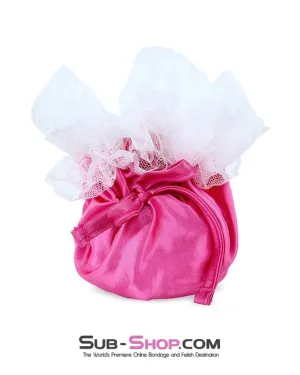 7317AE      Forced Feminization Hot Pink Sissy Boi Cock & Balls Pouch Crossdressing Gear - MEGA Deal
