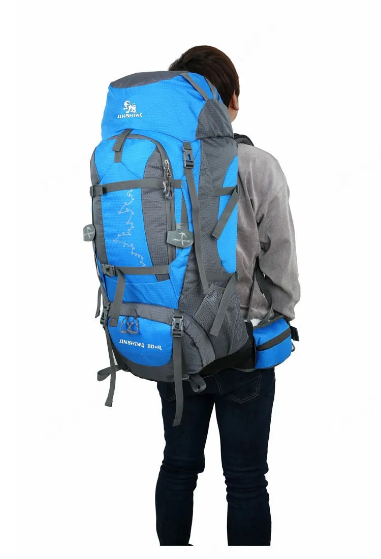 85L Outdoor Camping Hiking Backpack