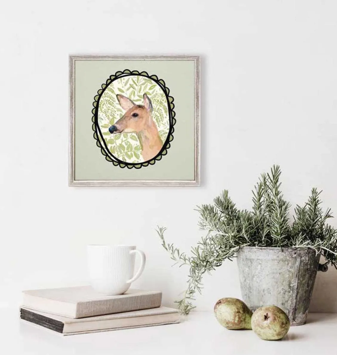 A Very Fine Deer Mini Framed Canvas