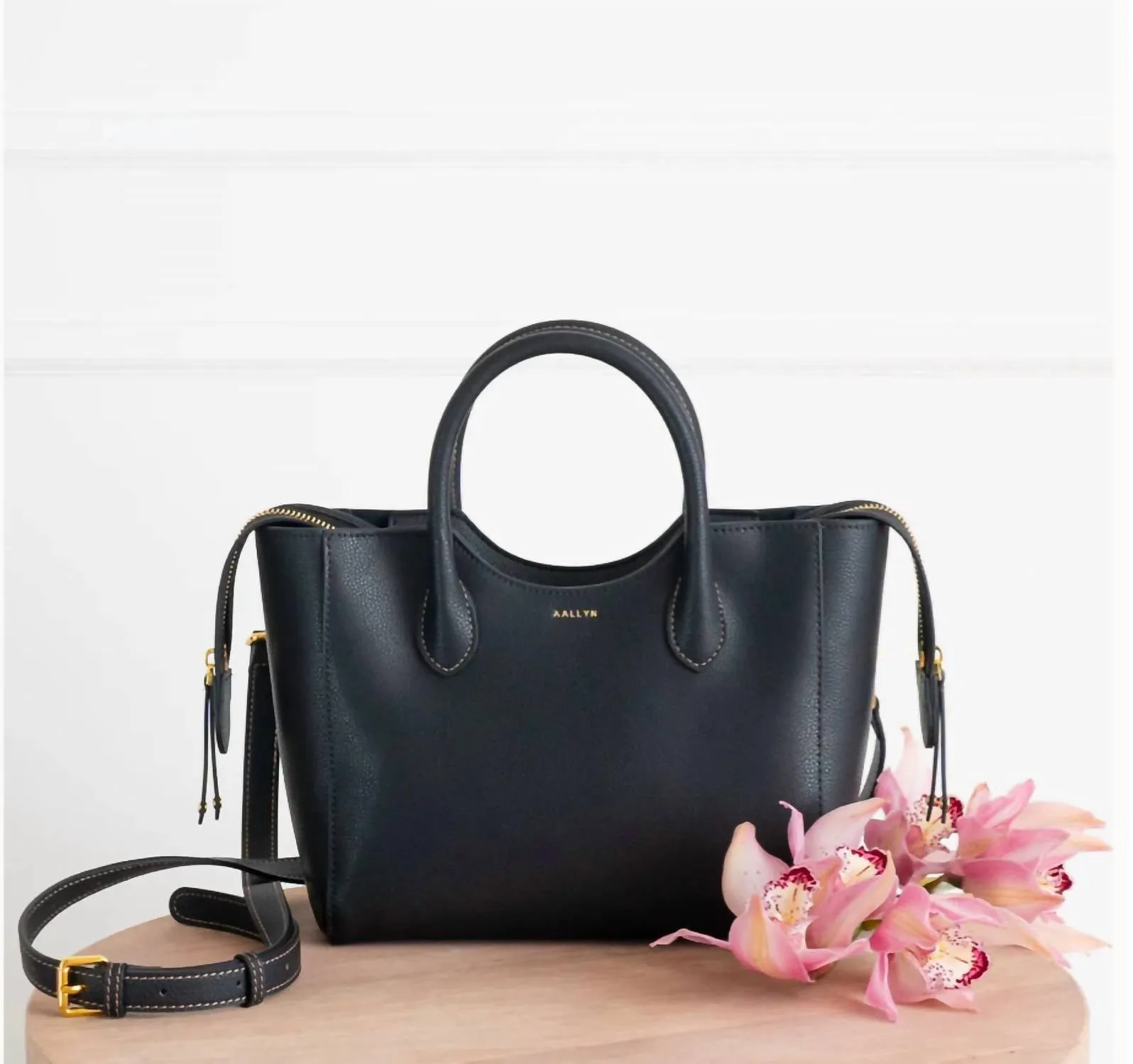 Aallyn - Leather Satchel Handbag