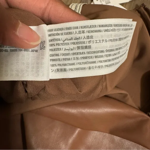 Abercrombie &amp; Fitch Faux Leather Mini Skirt