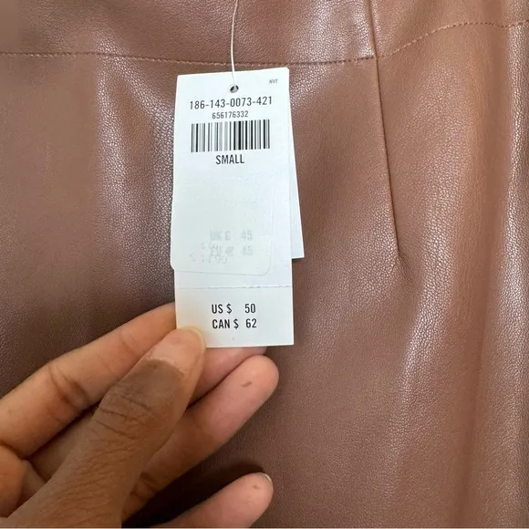Abercrombie &amp; Fitch Faux Leather Mini Skirt