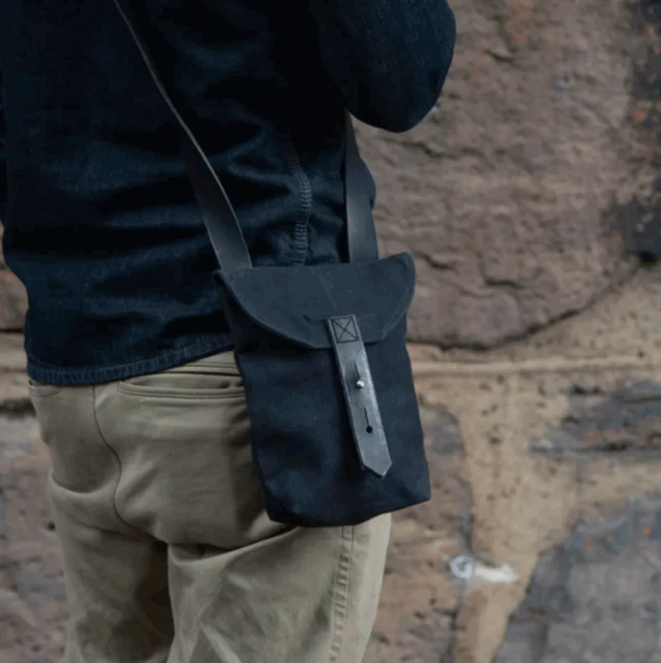 All Black Small Hunter Satchel