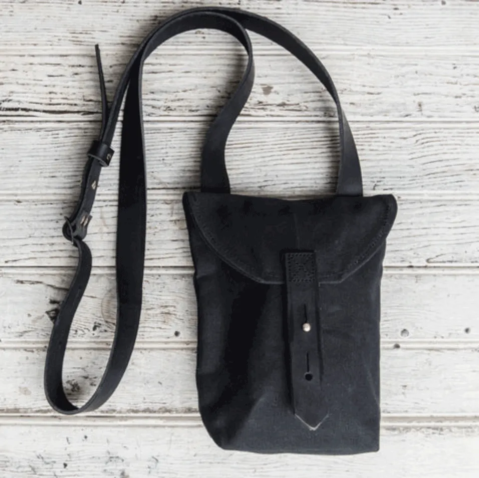 All Black Small Hunter Satchel