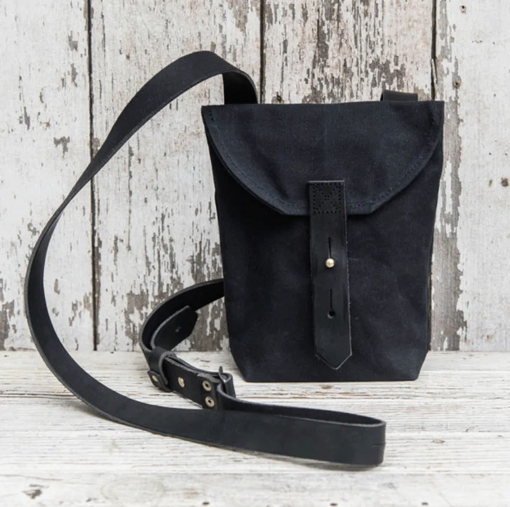 All Black Small Hunter Satchel