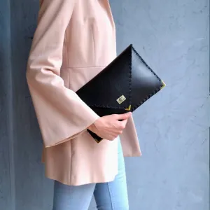Ana Koutsi - Leather Envelope Clutch