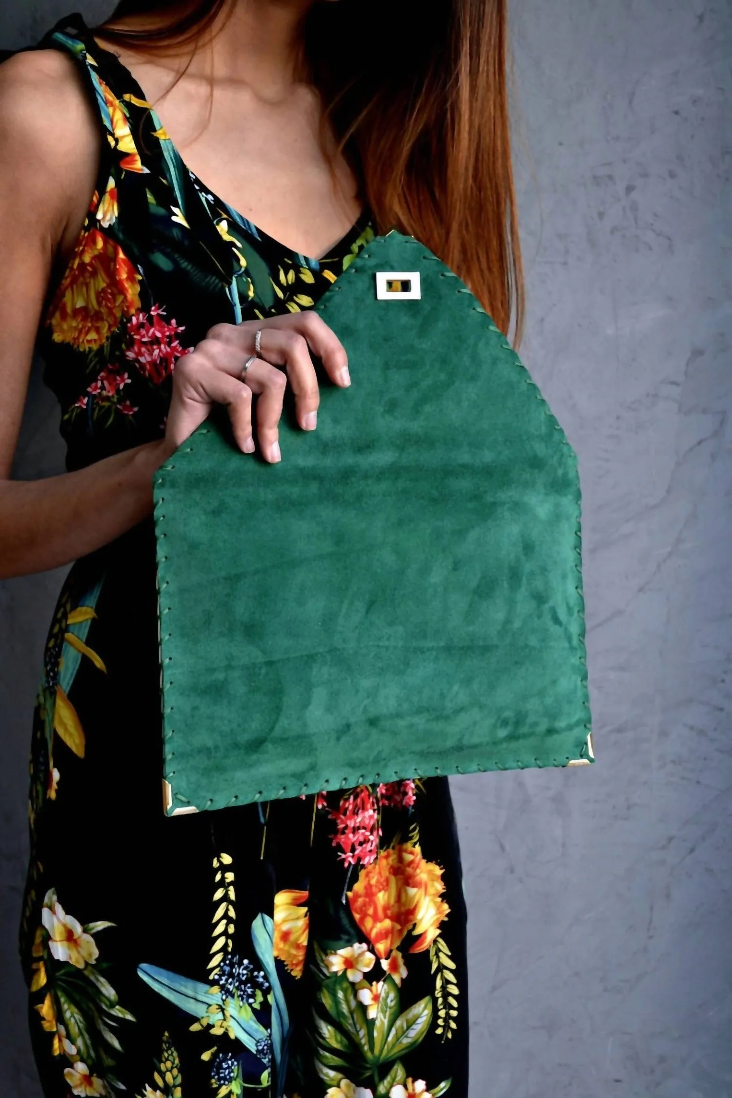 Ana Koutsi - Leather Envelope Clutch