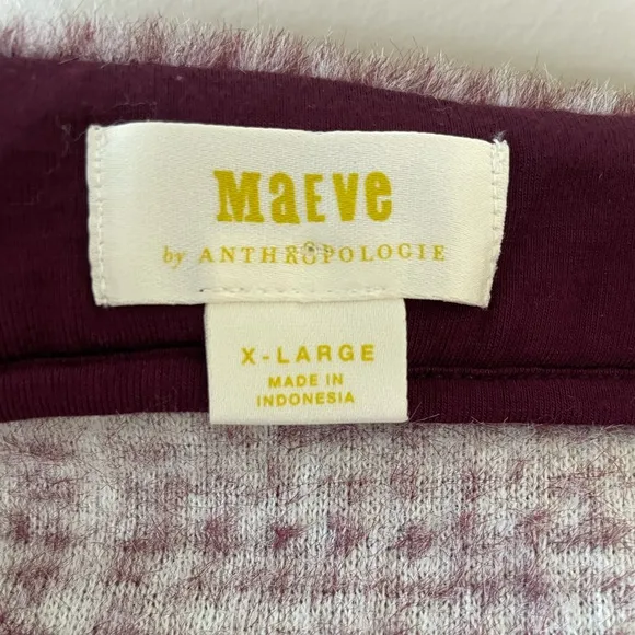 Anthropologie Maeve Mini Plaid Stretch Gregoria Textured Soft Fur Skirt Size XL