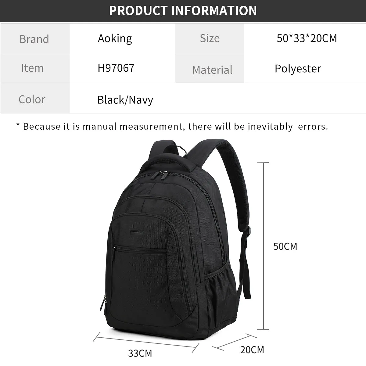 Aoking Classic Laptop Business Backpack H97067