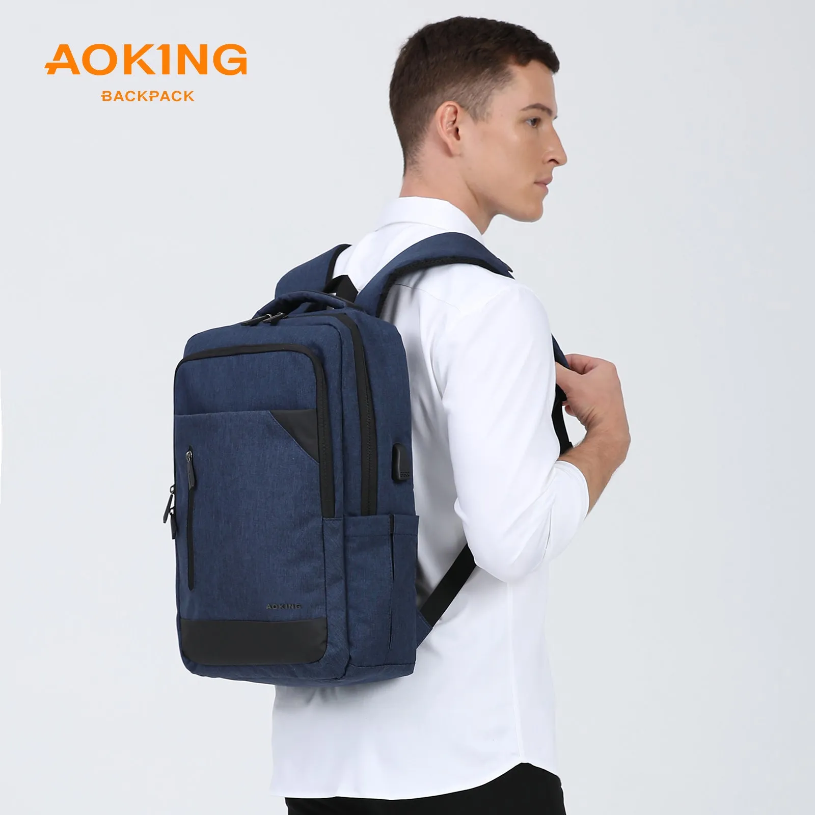 Aoking Fashion Backpack Laptop Business Backpack SN1133-5