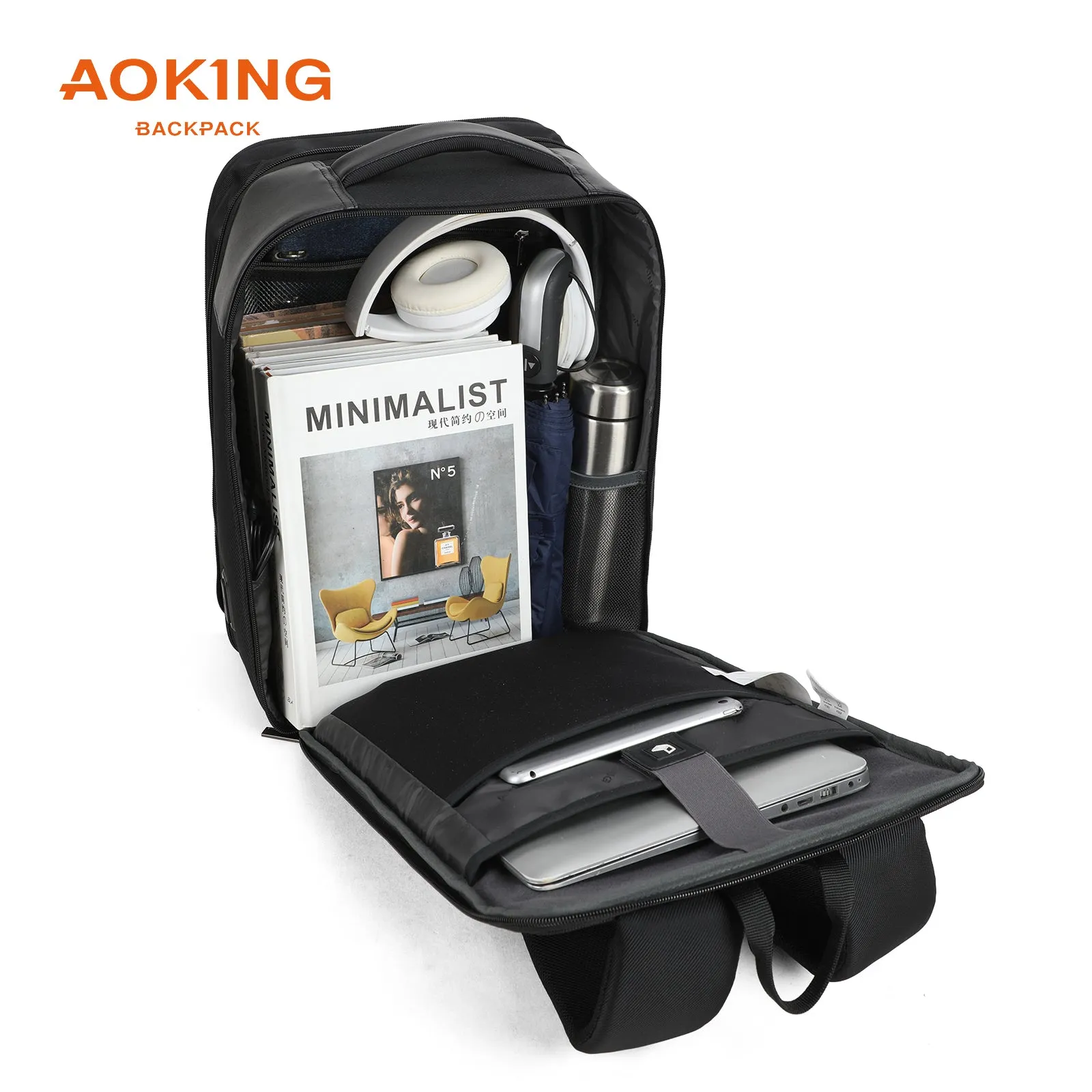 Aoking Fashion Backpack Laptop Business Backpack SN2547