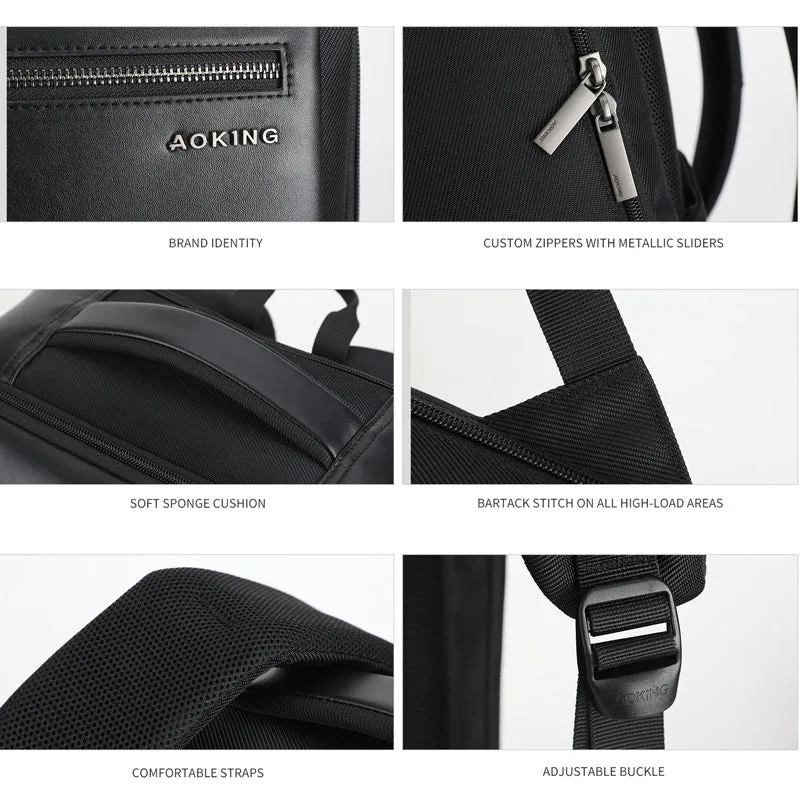Aoking Fashion Backpack Laptop Business Backpack SN2547