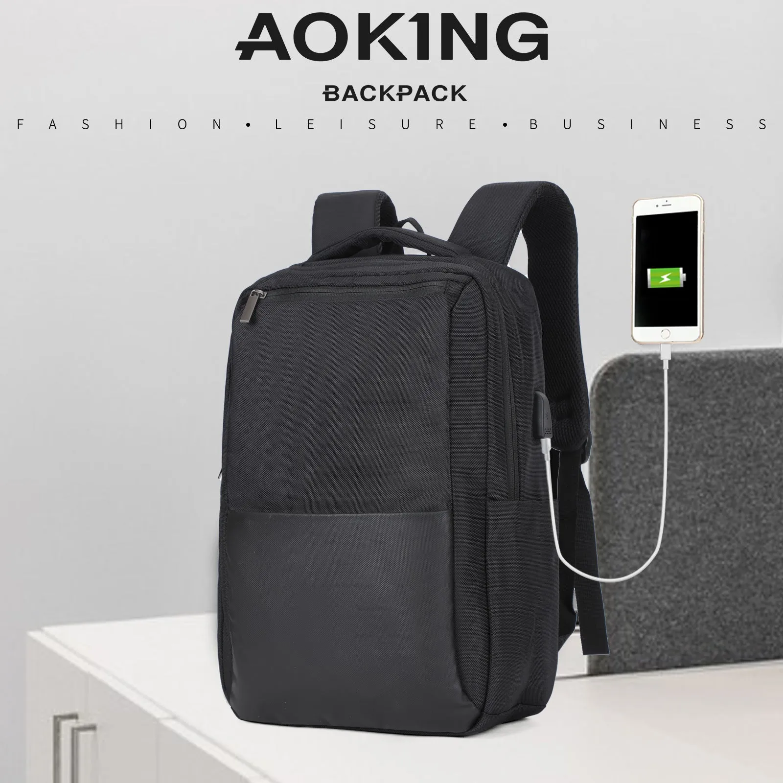 Aoking Fashion Backpack Laptop Business Backpack SN2551