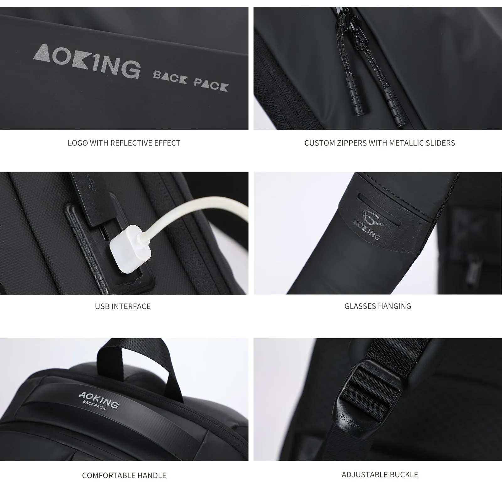 Aoking Fashion Backpack Laptop Business Backpack SN4003-5