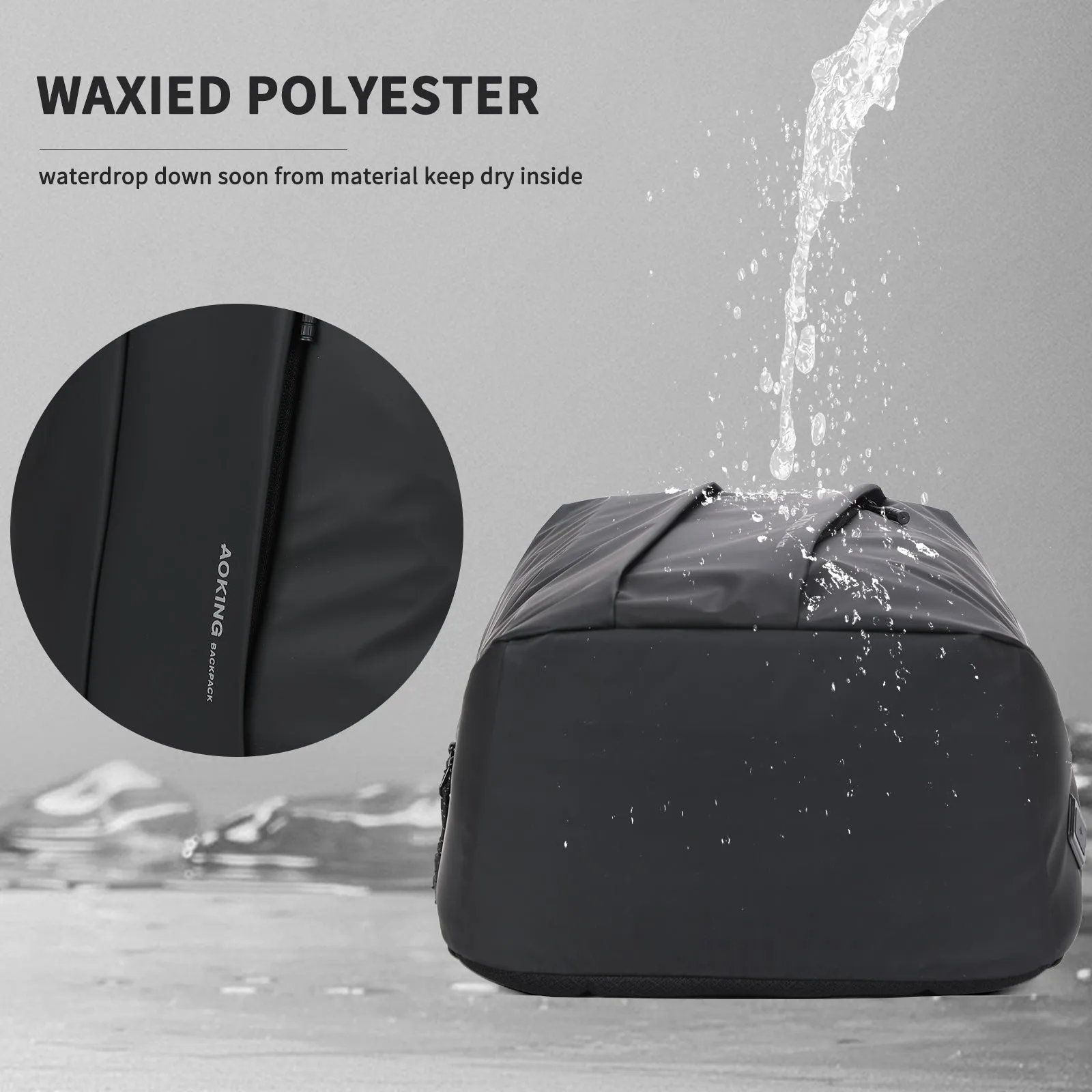 Aoking Fashion Backpack Laptop Business Backpack SN4003-5