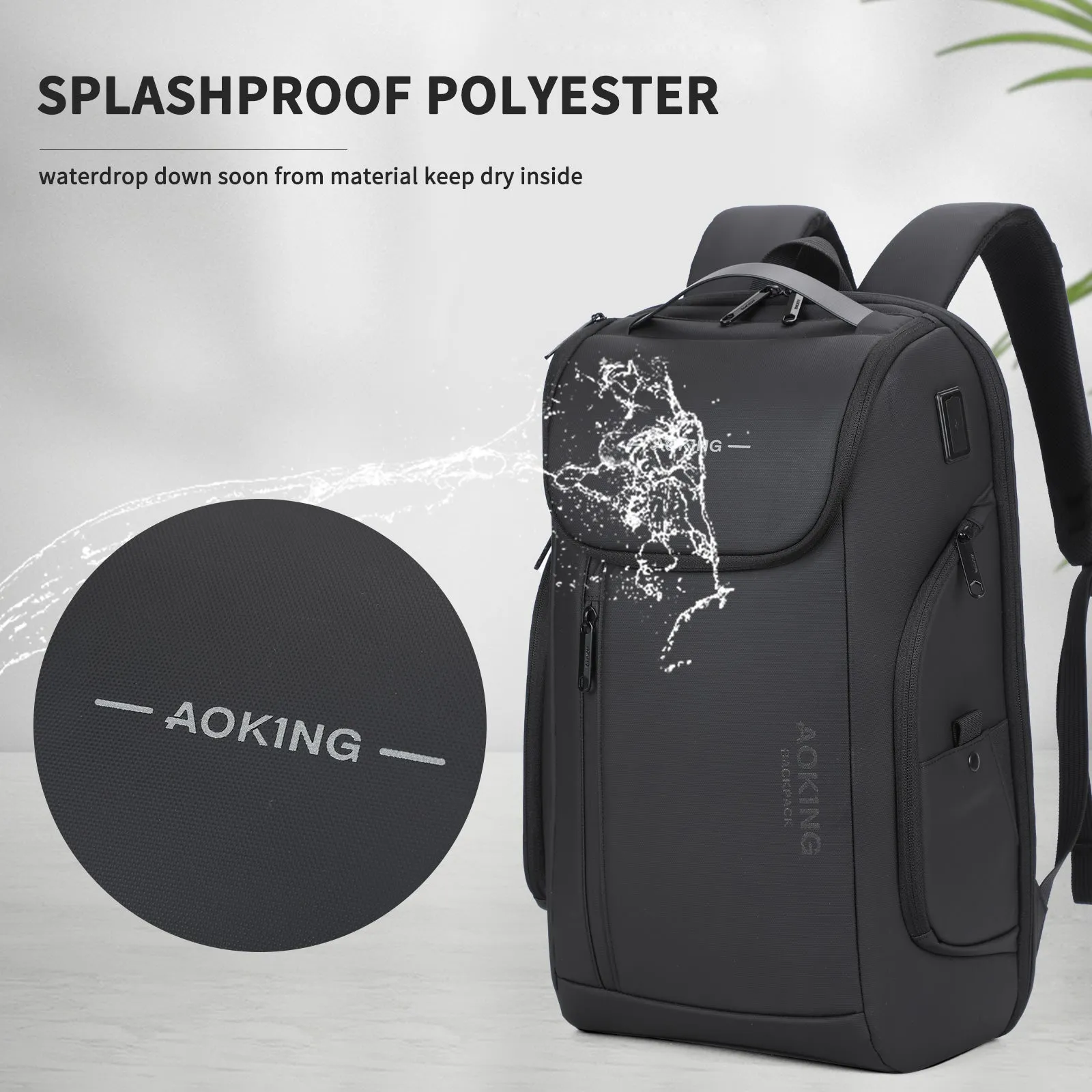 Aoking Fashion Backpack Laptop Business Backpack SN4008