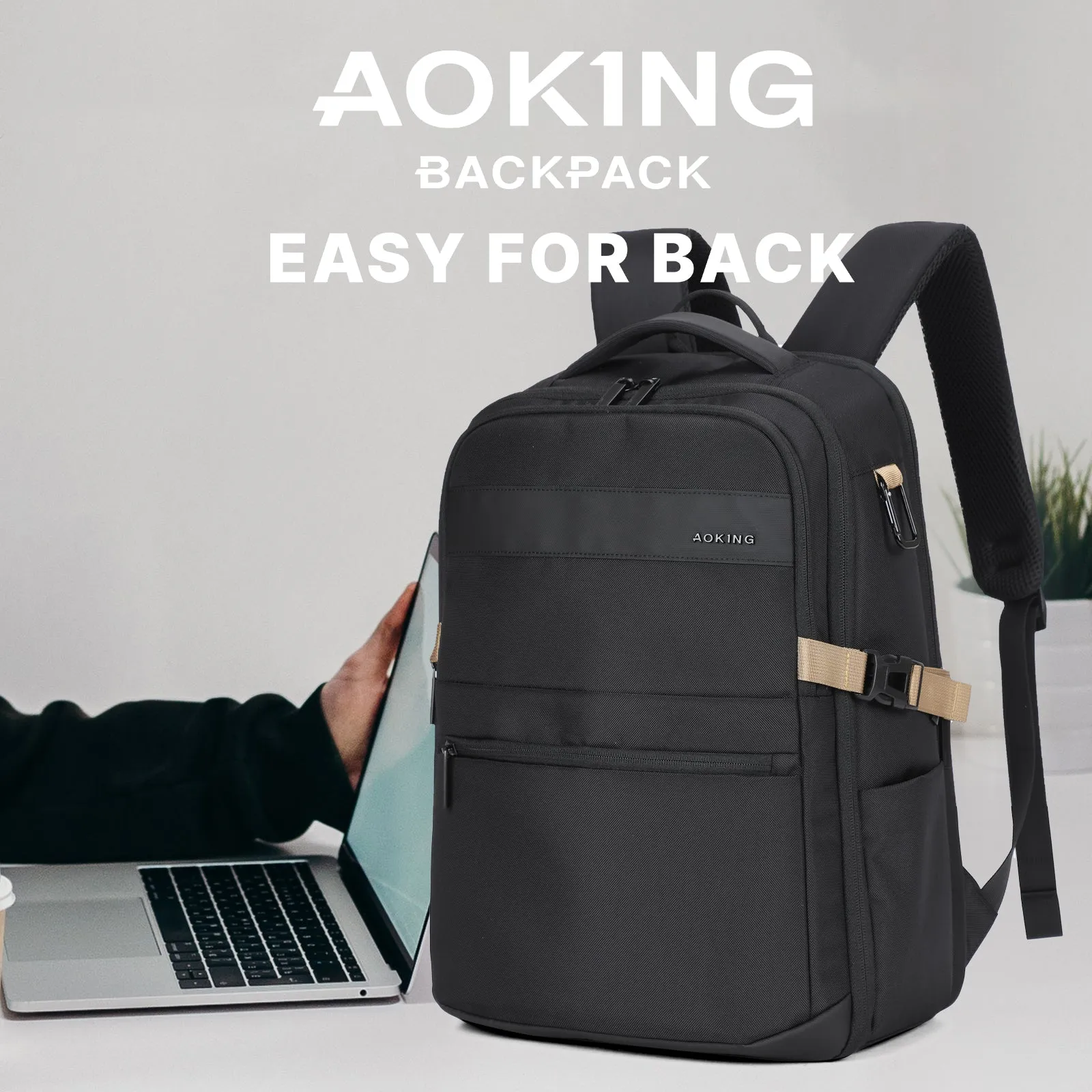Aoking Fashion Backpack Laptop Business Backpack SN4041
