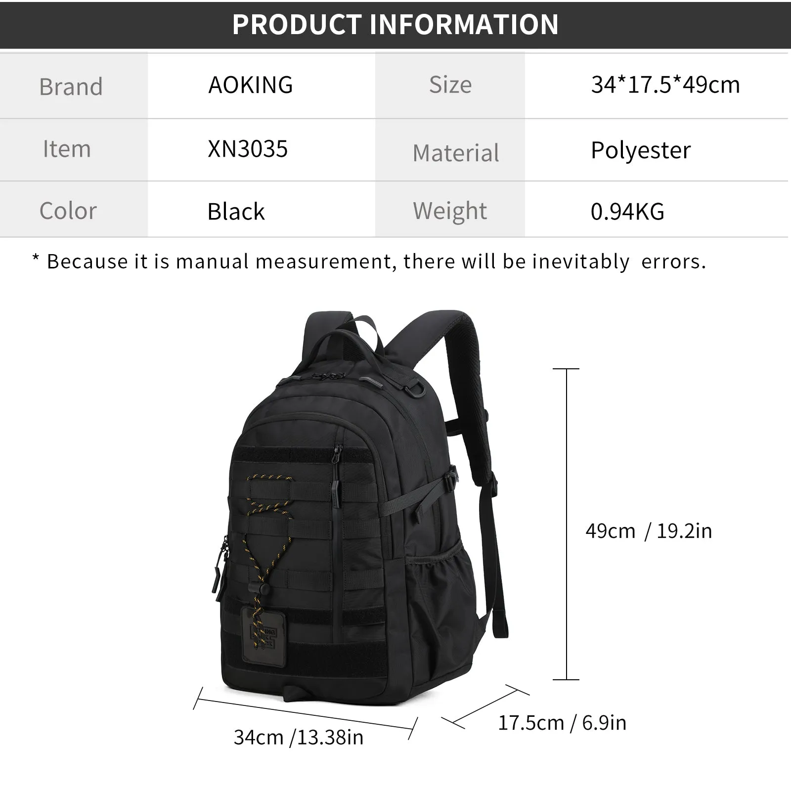 Aoking Laptop Business Backpack XN3035
