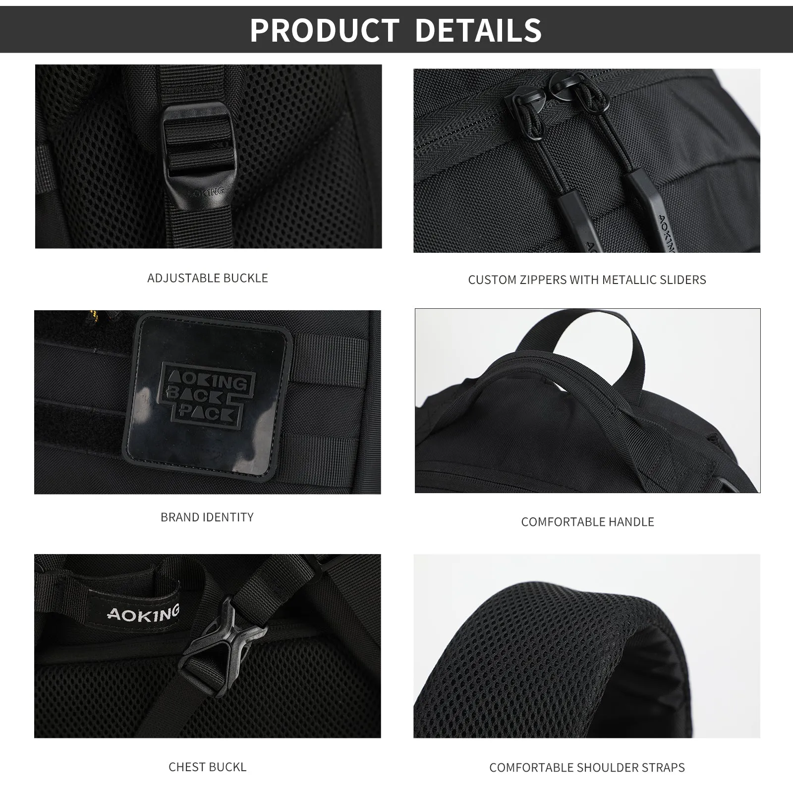 Aoking Large Capacity Casual Backpack XN3036