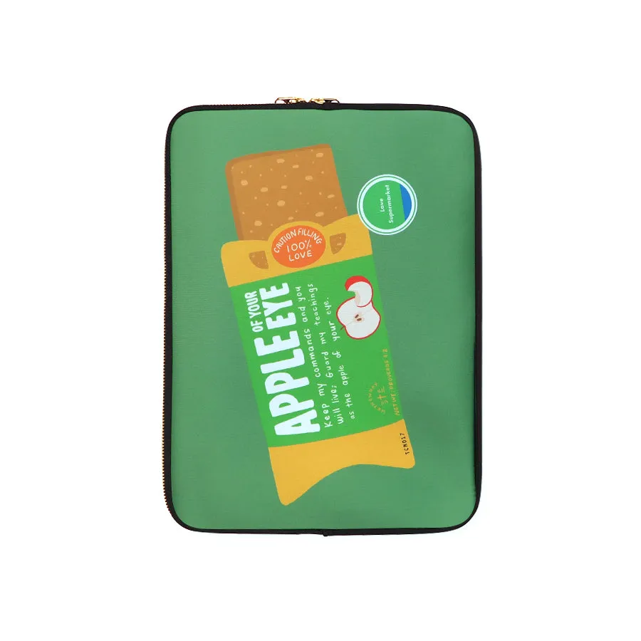 Apple of Your Pie & Divine Ice Cream | Laptop Sleeve {LOVE SUPERMARKET}
