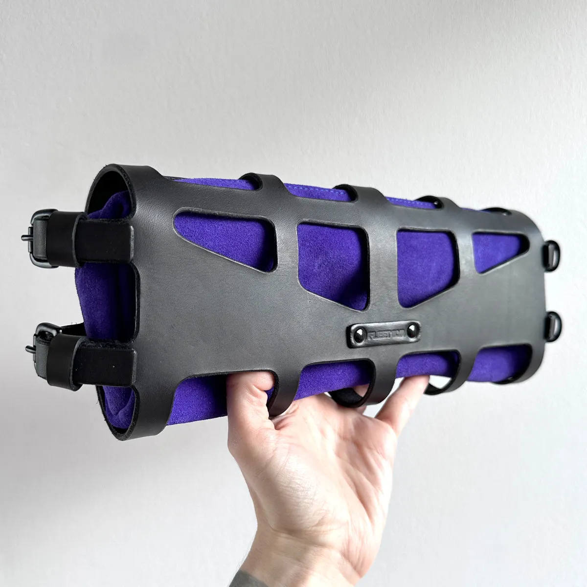 ARCHIVAL HARNESS CLUTCH BLACK & PURPLE
