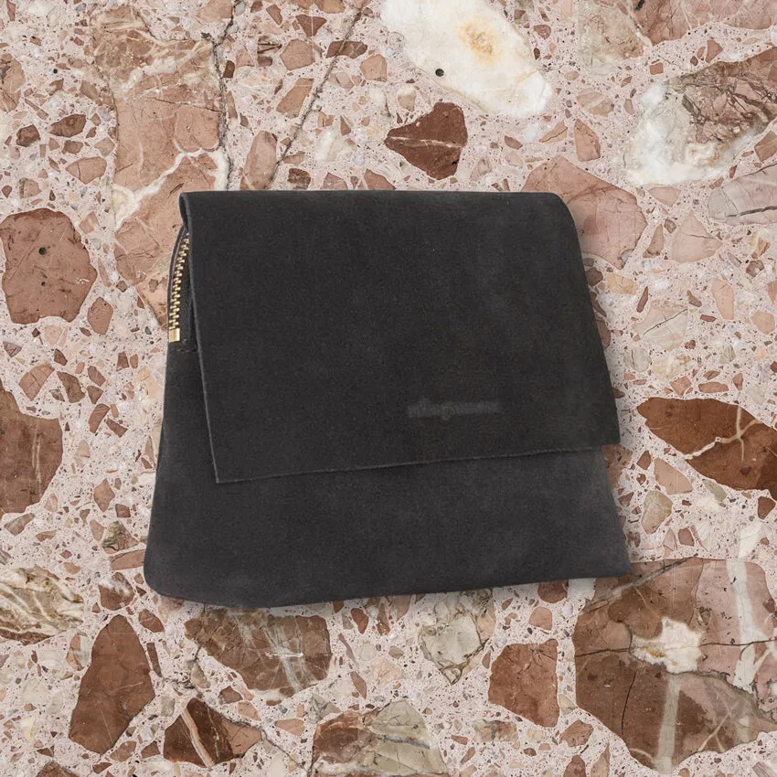 Arlington Milne Chloe Mini, Charcoal Suede