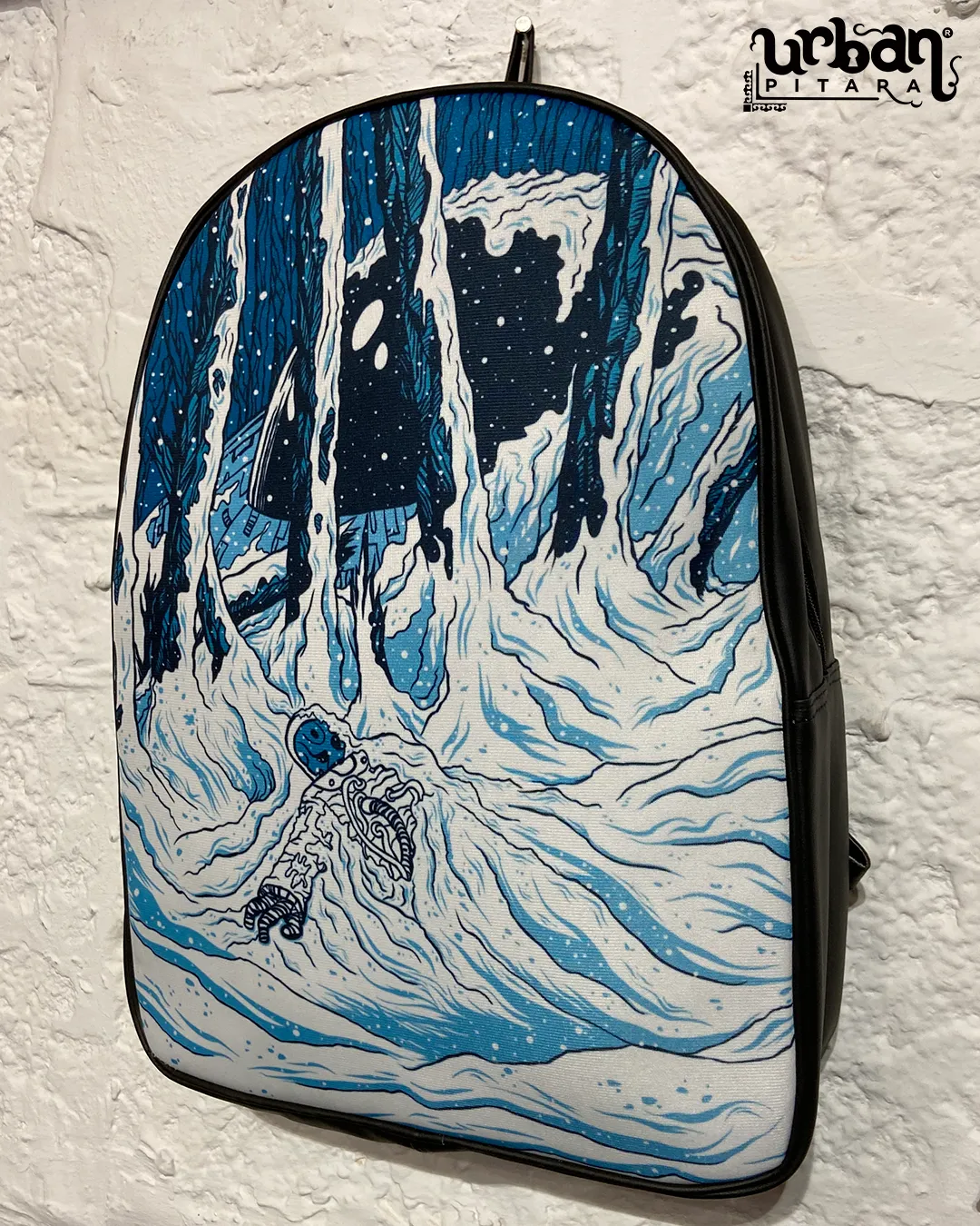 Astro Yeti Faux Leather D Backpack