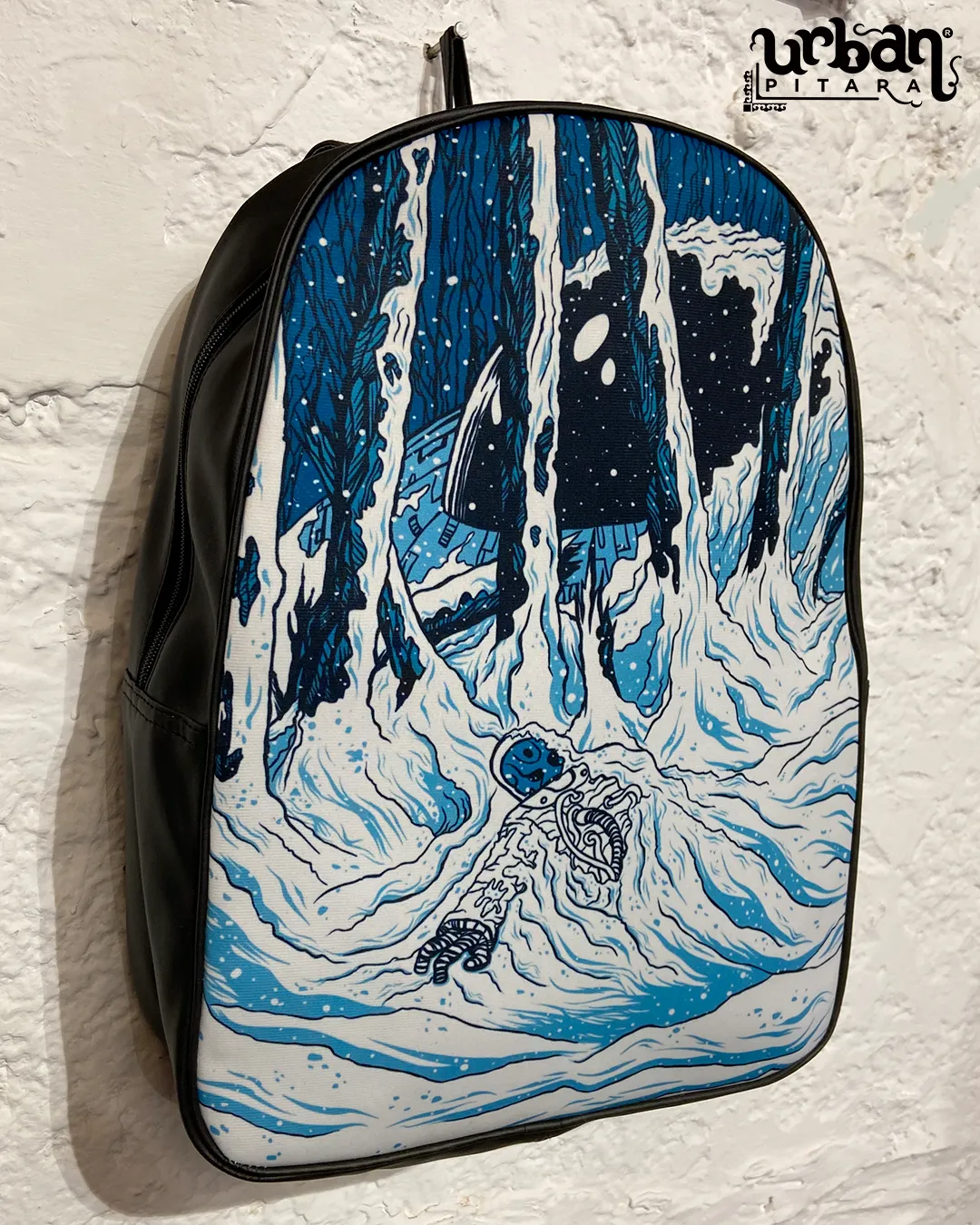 Astro Yeti Faux Leather D Backpack