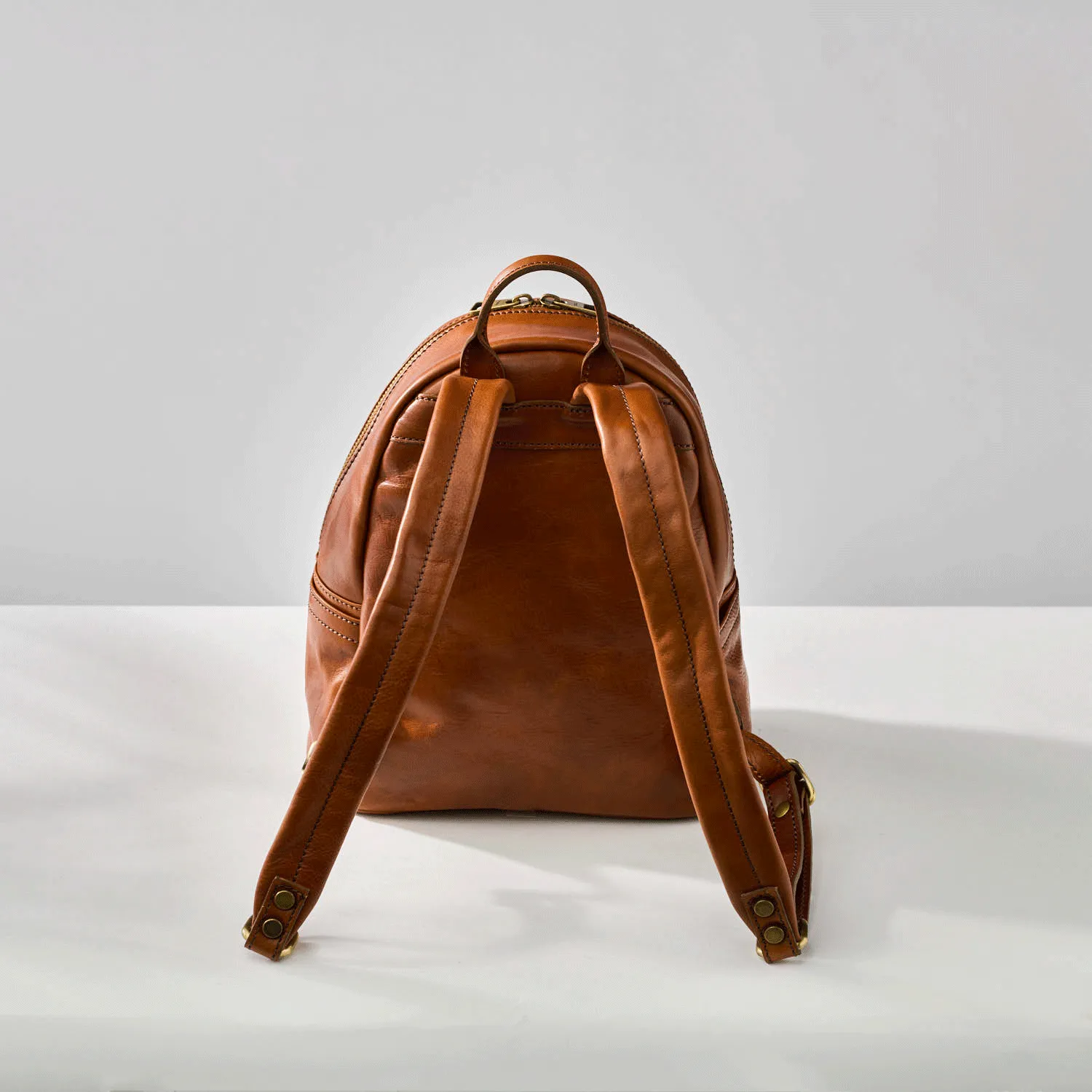 Atelier Small Backpack Cognac