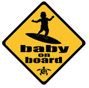 baby on board decal
