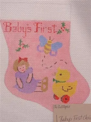 Baby's First Christmas Mini Stocking