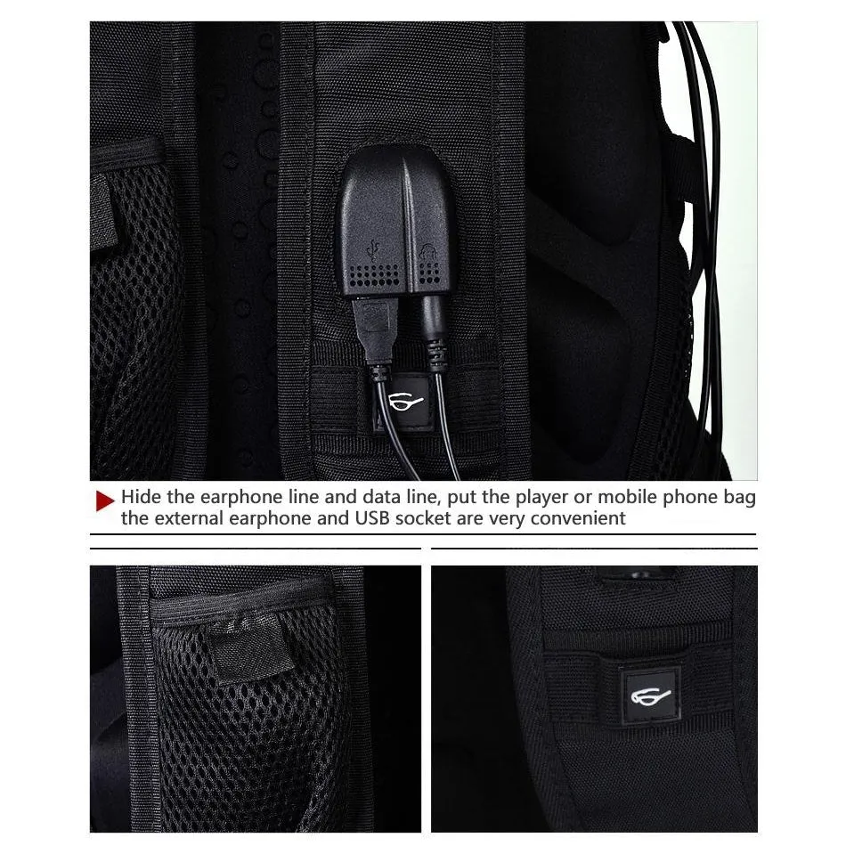Backpack USB Charging & Anti-Theft<br> Canvas