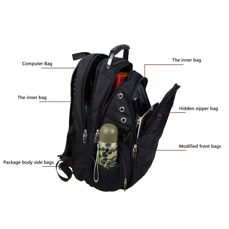 Backpack USB Charging & Anti-Theft<br> Canvas