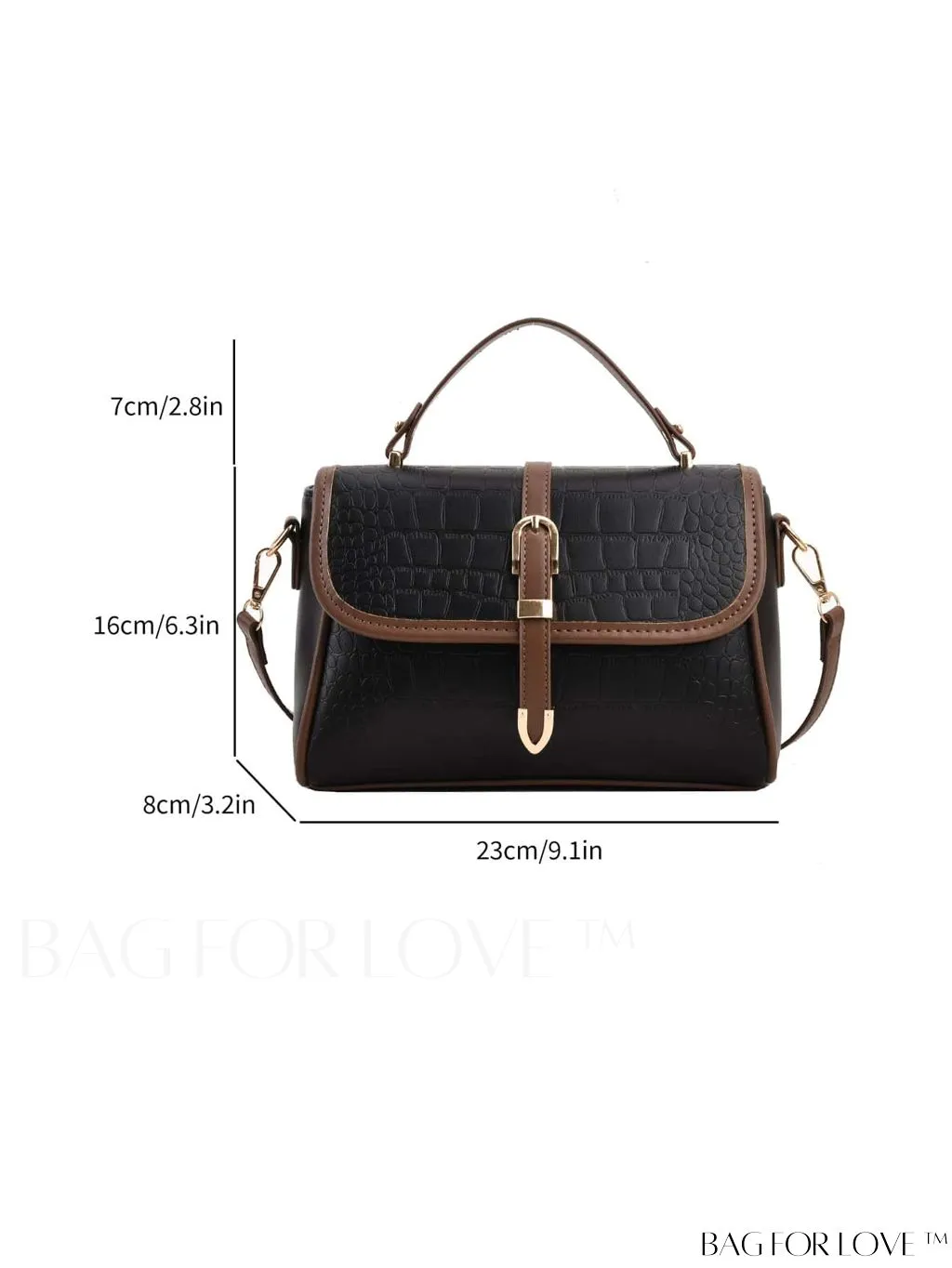 BagForLove - Business Style Womens Stone Texture Tote and Crossbody Bag