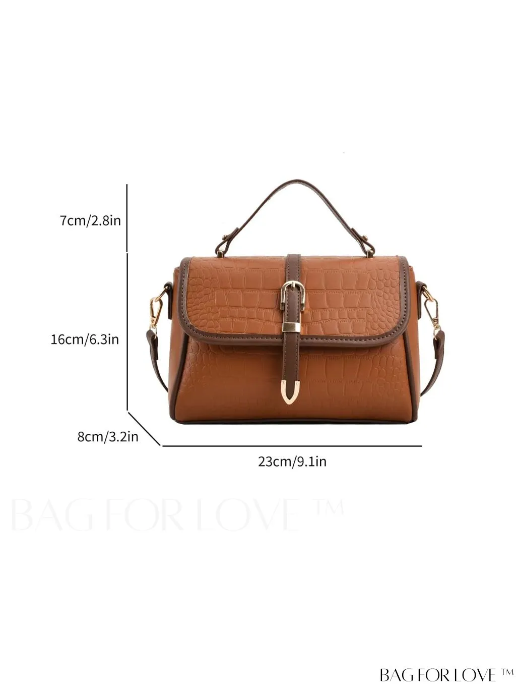 BagForLove - Business Style Womens Stone Texture Tote and Crossbody Bag