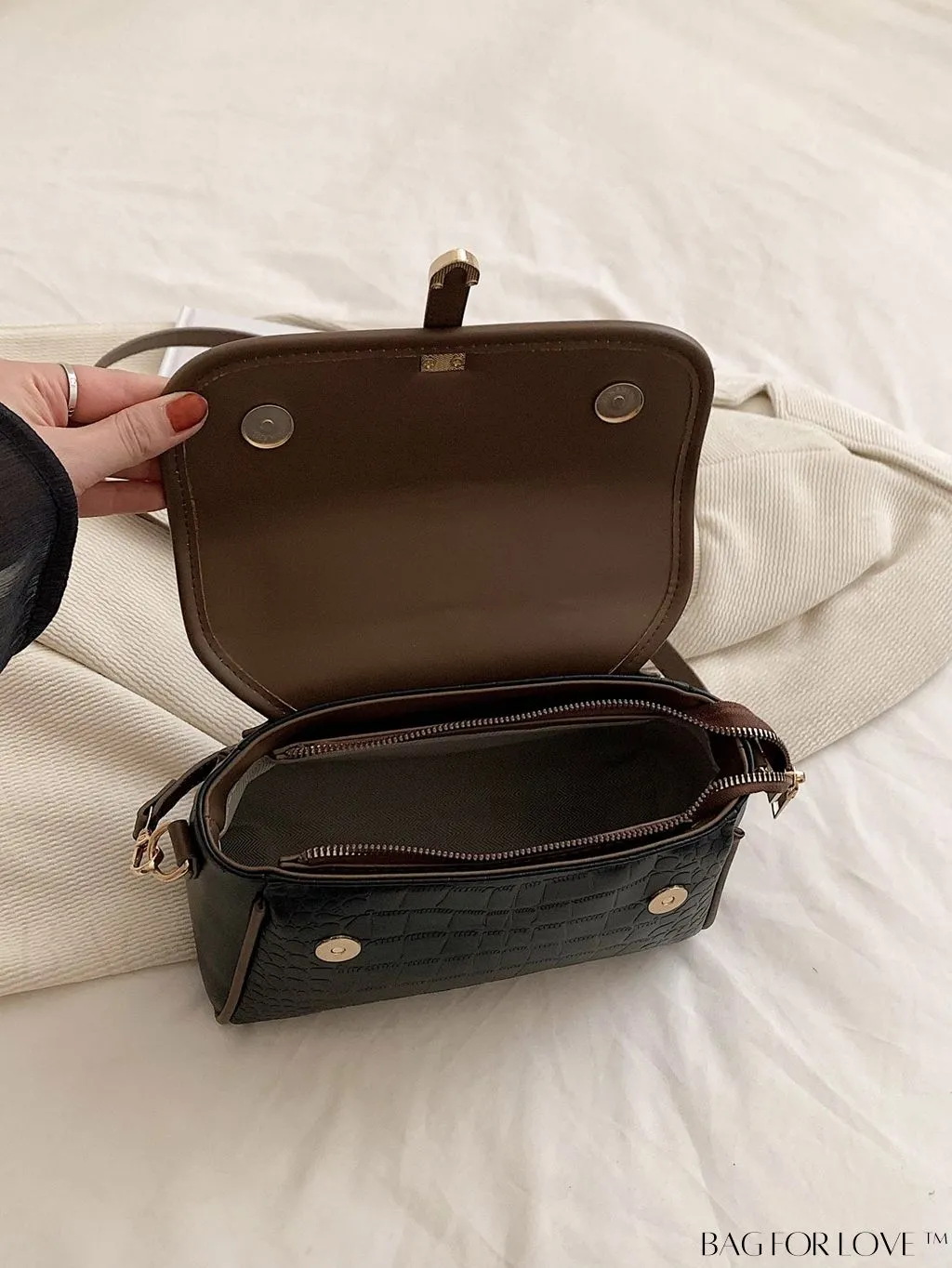 BagForLove - Business Style Womens Stone Texture Tote and Crossbody Bag