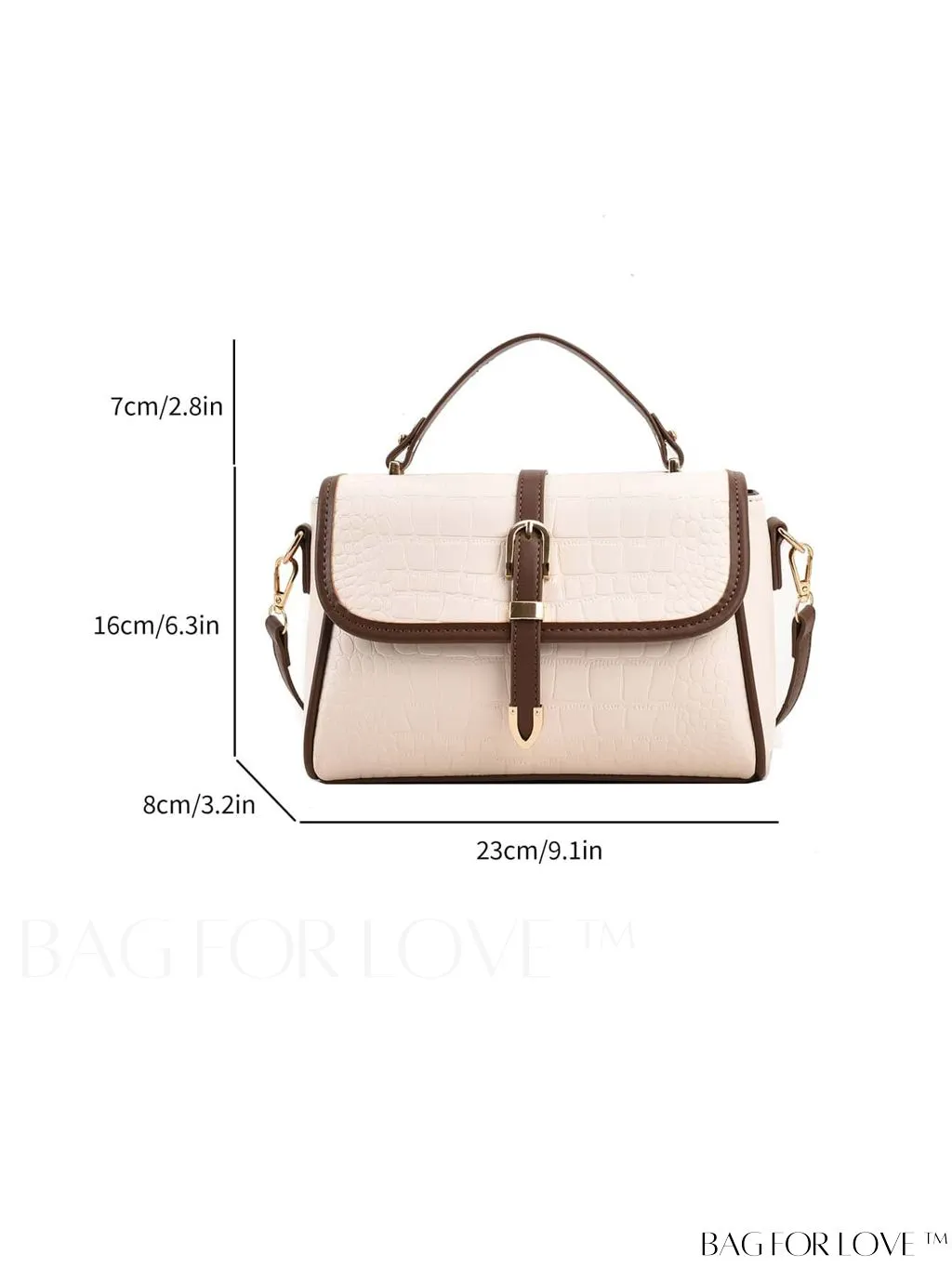 BagForLove - Business Style Womens Stone Texture Tote and Crossbody Bag