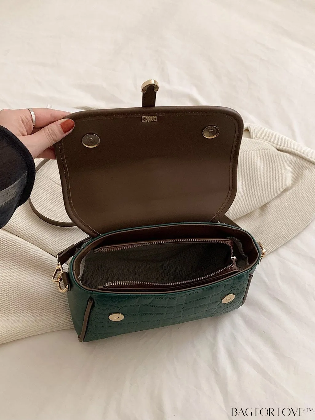 BagForLove - Business Style Womens Stone Texture Tote and Crossbody Bag