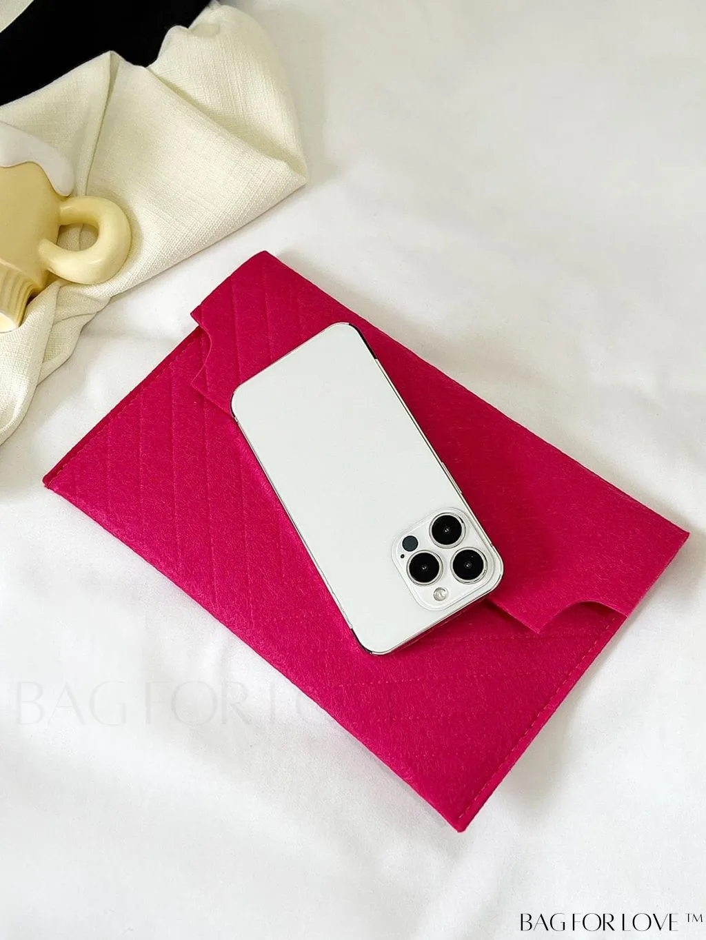 BagForLove - Chic Chevron Envelope Clutch in Solid Colors - Fashionable and Versatile