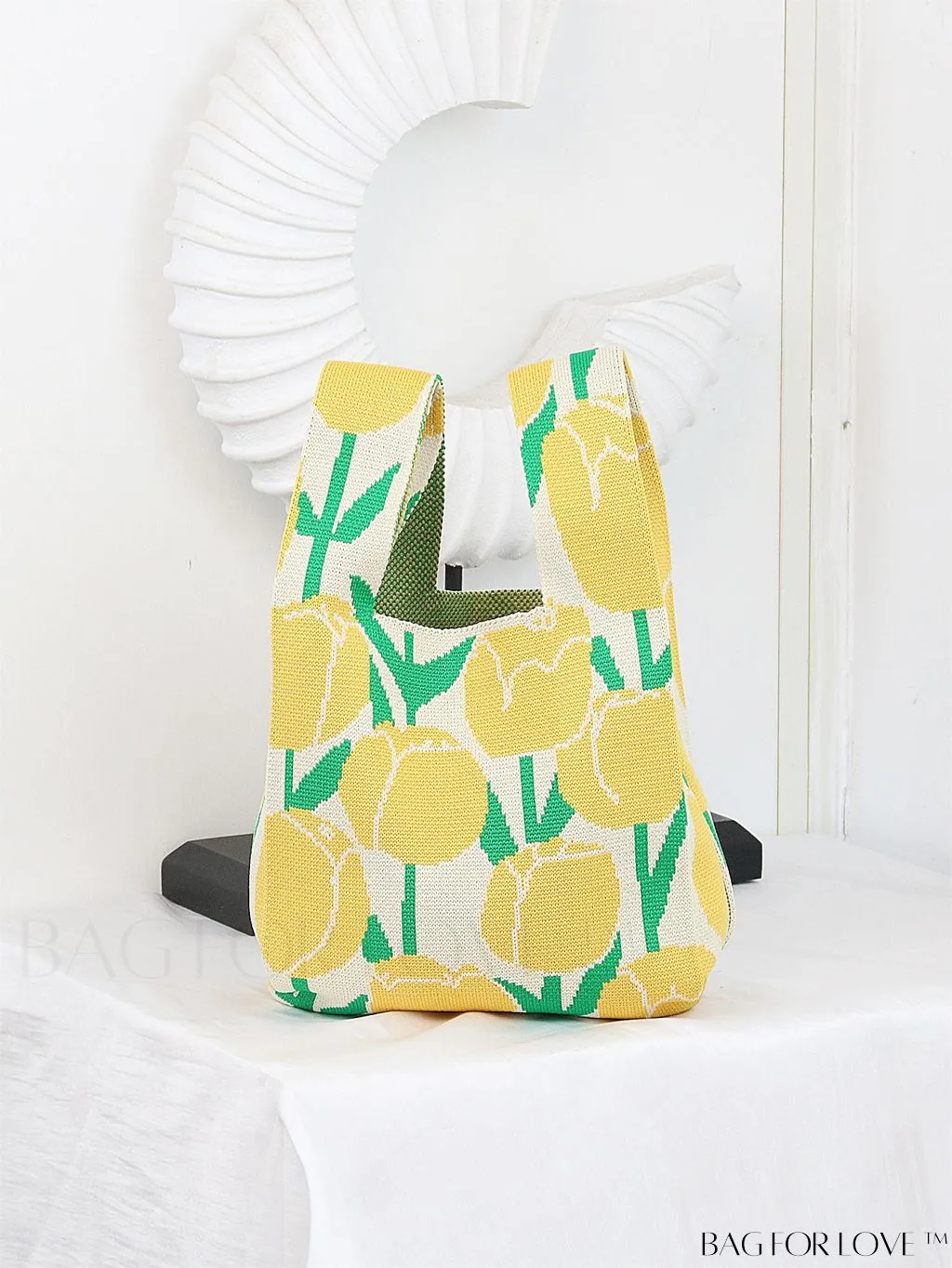 BagForLove - Compact Geometric Satchel Bag with Double Handles