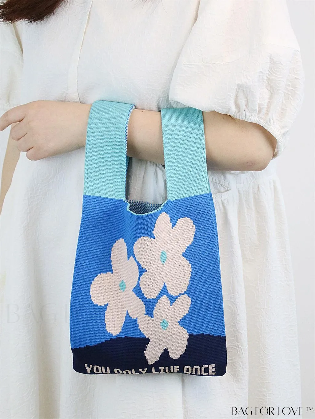 BagForLove - Compact Geometric Satchel Bag with Double Handles